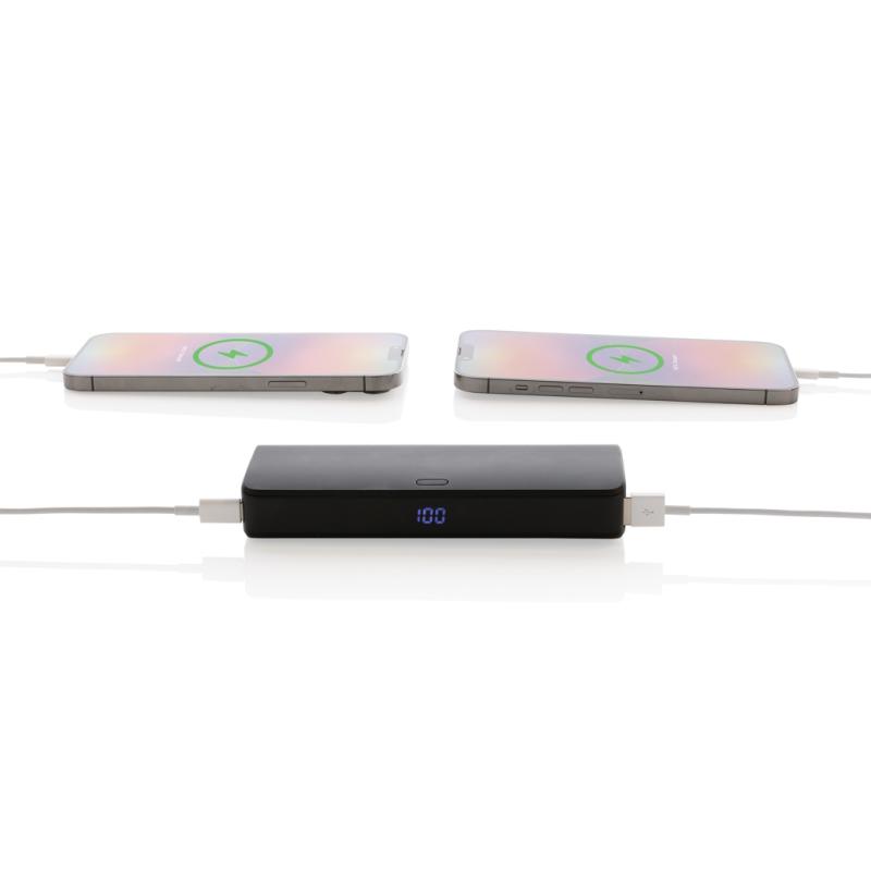 Rýchla powerbanka 20000mAh FlashCharge z RCS recykl. plastu čierna 2