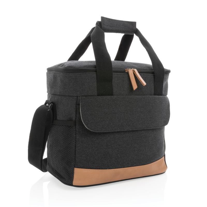 Veľká chladiaca taška Impact z 16 oz. recykl. canvas AWARE™ čierna 6