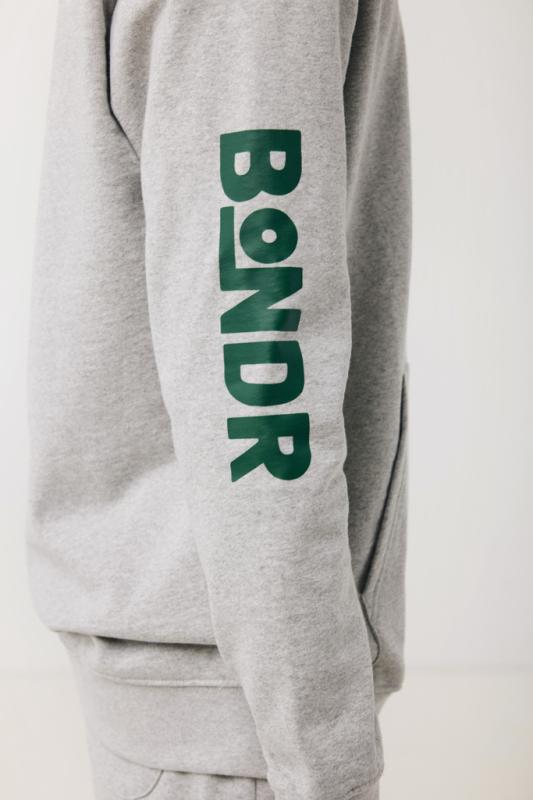 Nefarbená mikina s kapucňou IQONIQ Torres z recykl. bavlny heather grey L 12