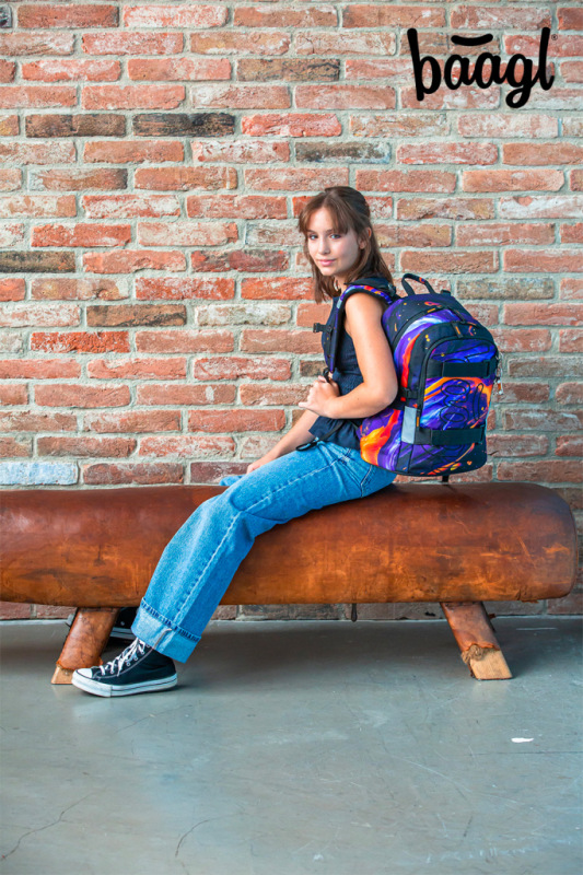 BAAGL SADA 5 Skate Vibe: batoh, peračník, športová taška, ľadvinka, obal na notebook GRS 7