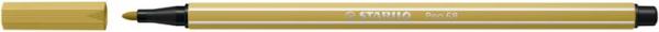Popisovač, 1 mm, STABILO "Pen 68", khaki 2