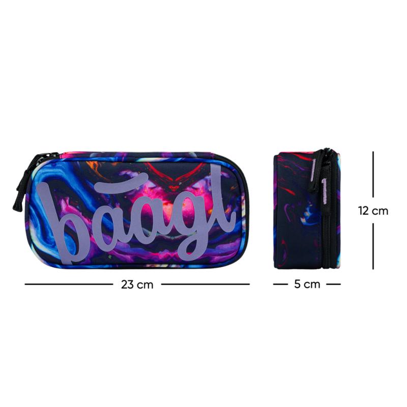 BAAGL Školský peračník etui Marble 3