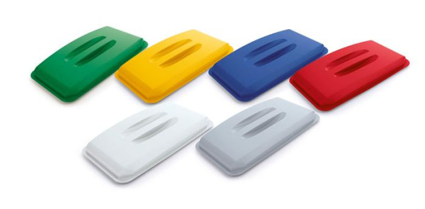 Poklop pre 60 l odpadkový kôš, plast, DURABLE "Durabin®", zelený 3