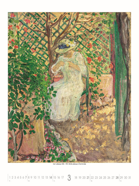 Nástenný kalendár Gardens Impressionism 2027 4