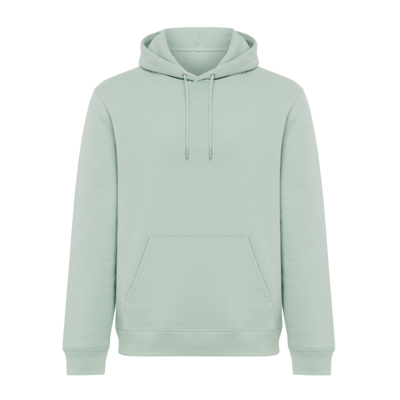 IQONIQ Joshua Unisex mikina s kapucňou z rec. bavlny Iceberg green S 1