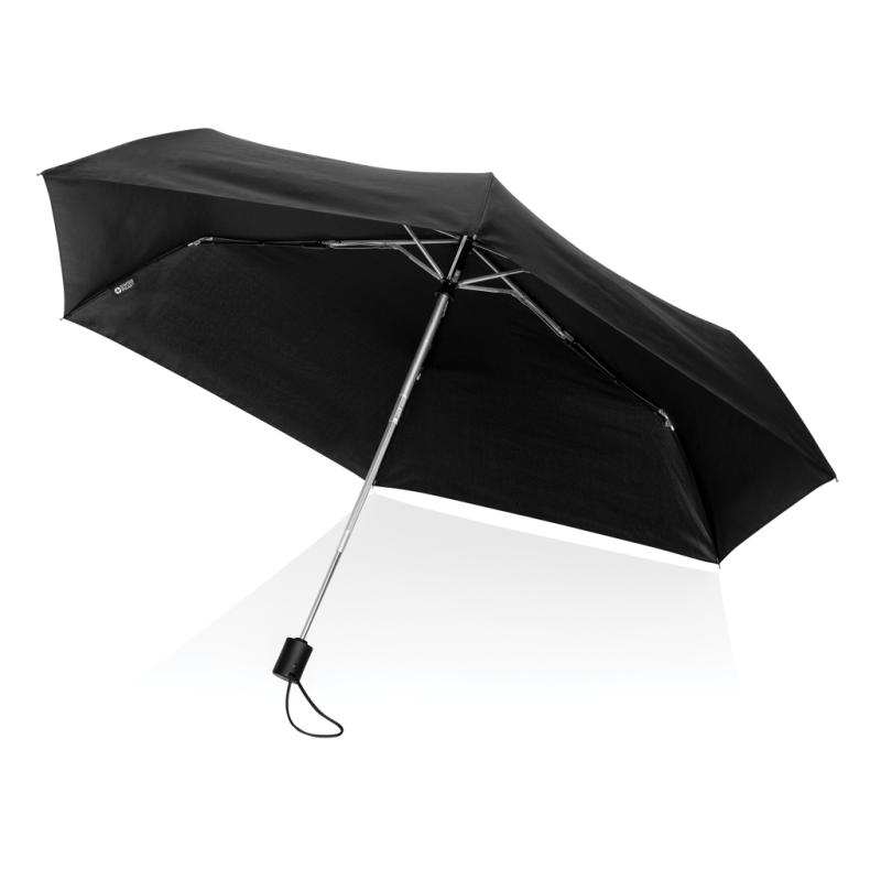 Ultra ľahký dáždnik 20,5" Swiss Peak z RPET AWARE™ čierna 5
