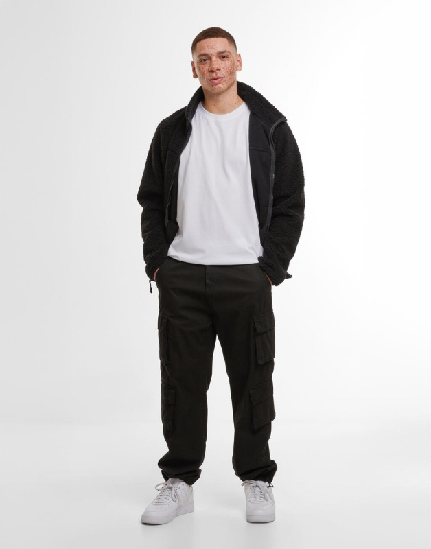 Bondovaná bunda z sherpa látky 4