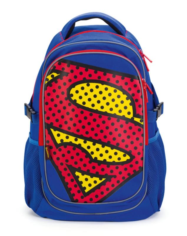 Školský batoh s pršiplášťom Superman – POP 7