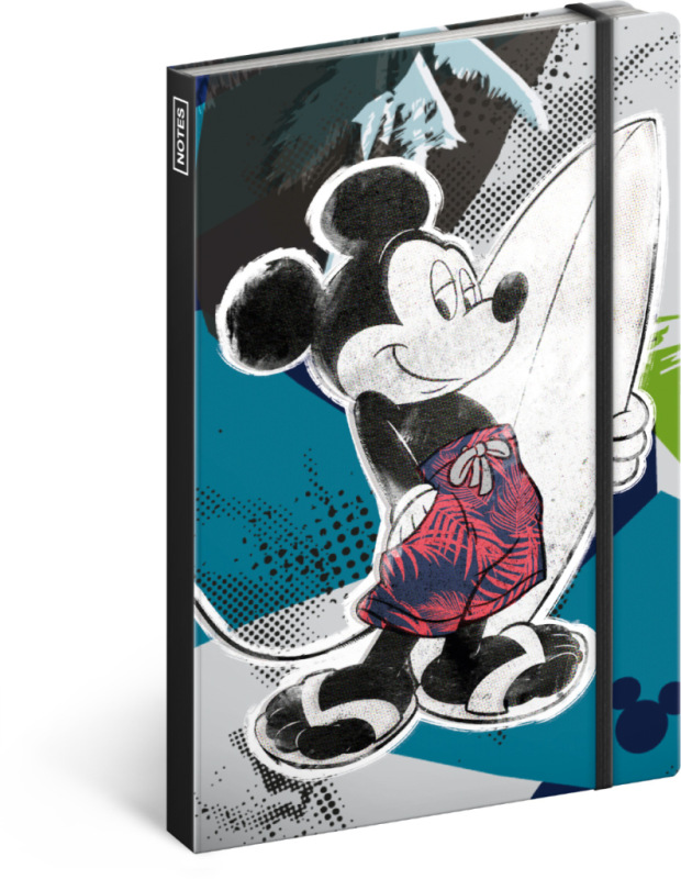 NOTIQUE Notes Mickey, linajkovaný, 13 x 21 cm