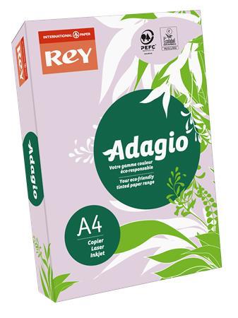Kopírovací papier, farebný, A4, 80 g, REY "Adagio", intenzívna fialová 1