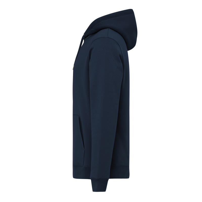 IQONIQ Joshua Unisex mikina s kapucňou z rec. bavlny námornícka modrá M 3