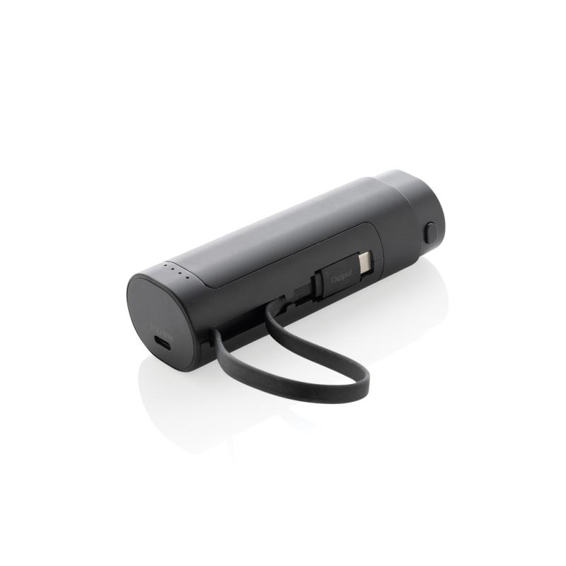 Powerbanka 5000mAh CycleCell s odnímateľnou batériou čierna 2