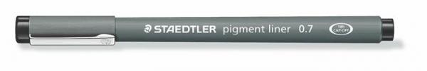 Liner, 0,7 mm, STAEDTLER "Pigment Liner", čierny 1