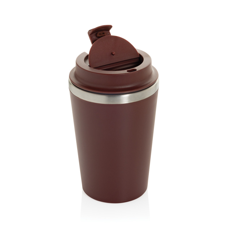 Termo hrnček 350ml Java z RCS recykl. PP červená 2