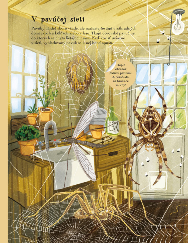 SVET CHROBÁKOV, MOTÝĽOV a iných potvoriek – Kniha samolepiek 3
