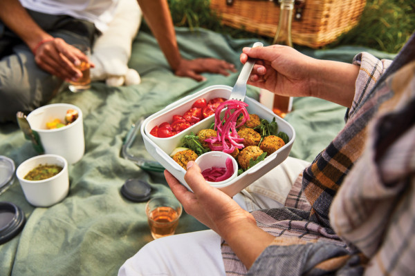 Krabička na jedlo Original Black+Blum olivovo zelená 6