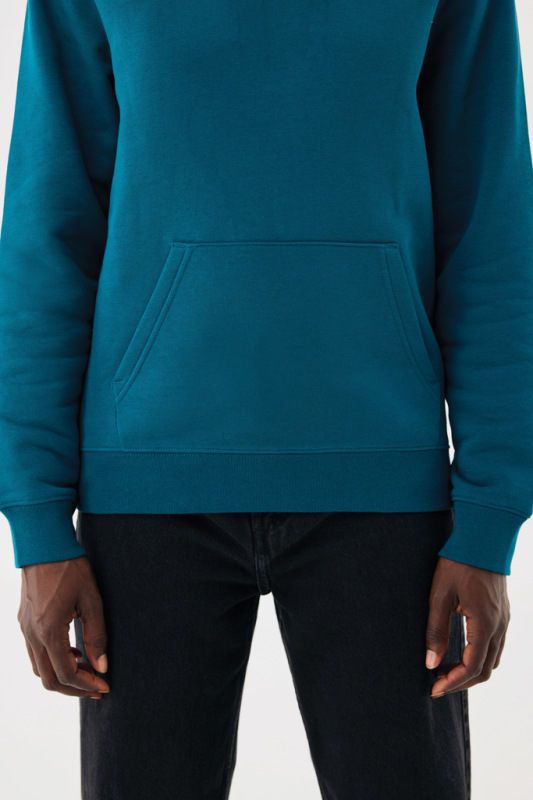 IQONIQ Joshua Unisex mikina s kapucňou z rec. bavlny dark teal M 16