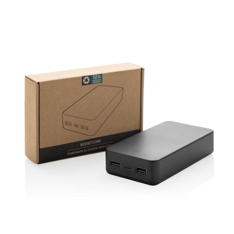 Powerbanka Boostcore 20000mAh s USB C z RCS recykl. plastu čierna 10