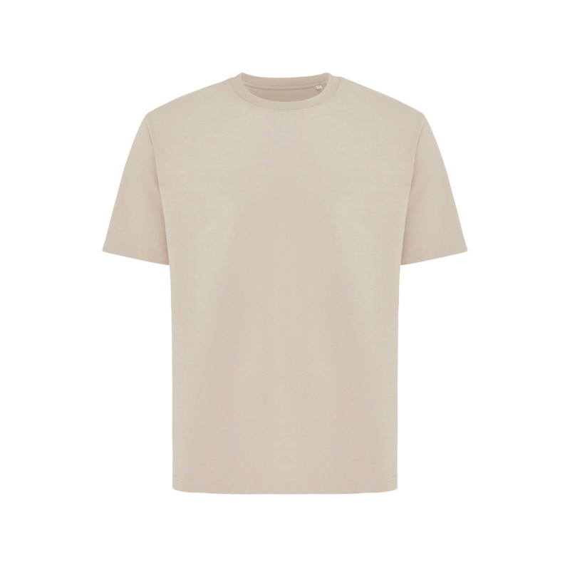 IQONIQ Nikko tričko z hrubej recyklovanej bavlny desert XS