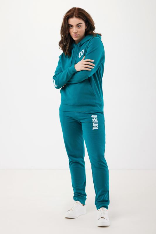 Mikina s kapucňou IQONIQ Jasper z recykl. bavlny verdigris XS 5