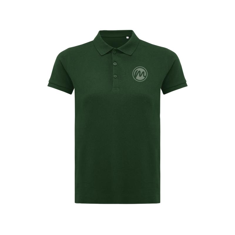 Dámske polo tričko IQONIQ Yosemite z recykl. bavlny forest green XXS 2