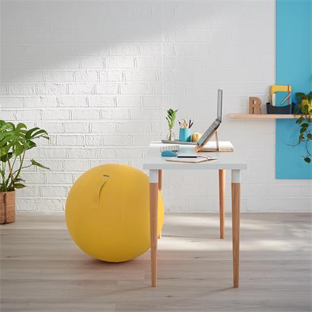Gymnastická lopta na sedenie, LEITZ "Ergo Cosy", teplá žltá 5