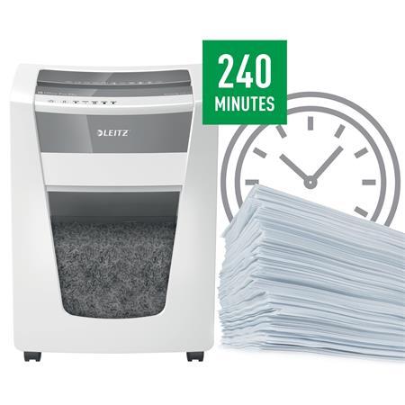 Skartovací stroj, mikrokonfety, 5 listov, LEITZ "IQ Office Pro P5+" 7