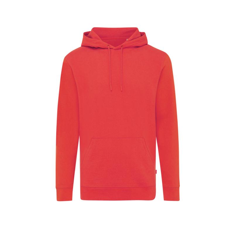 Mikina s kapucňou IQONIQ Jasper z recykl. bavlny luscious red XXXL 1