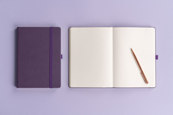 NOTIQUE Notes Aprint Neo, fialový, bodkovaný, 15 x 21 cm 5