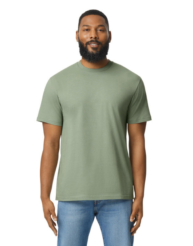 Softstyle tričko bez etikety s enzymatickým praním 1