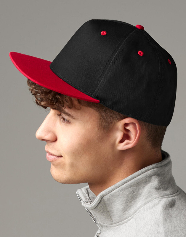 5-panelová kontrastná šiltovka Snapback