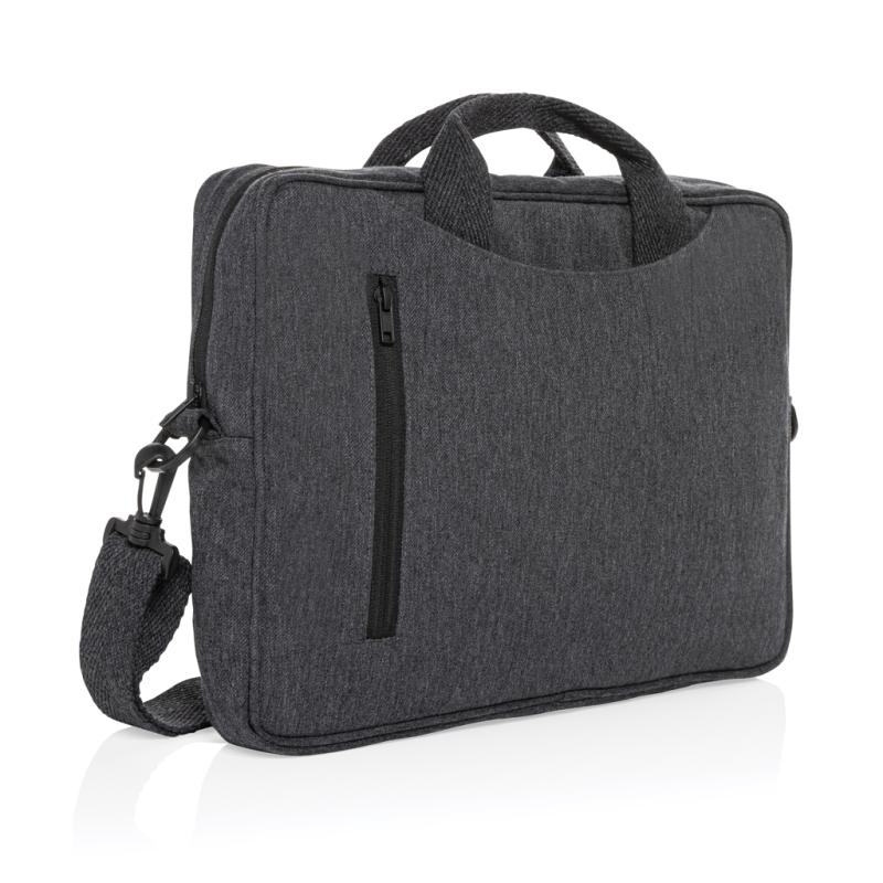 Taška na 15,4" notebook Laluka z recykl. bavlny AWARE™ antracitová 1
