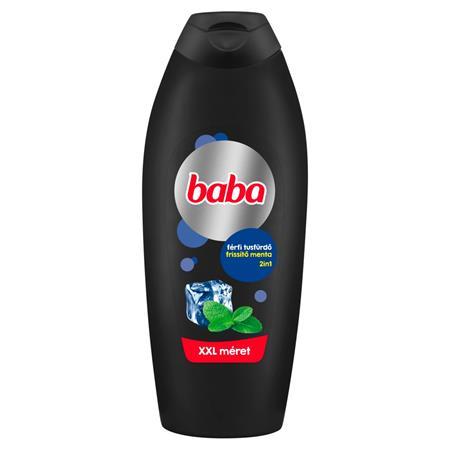 Sprchový gél, pánsky, 750 ml, BABA, s výťažkom z mäty 1