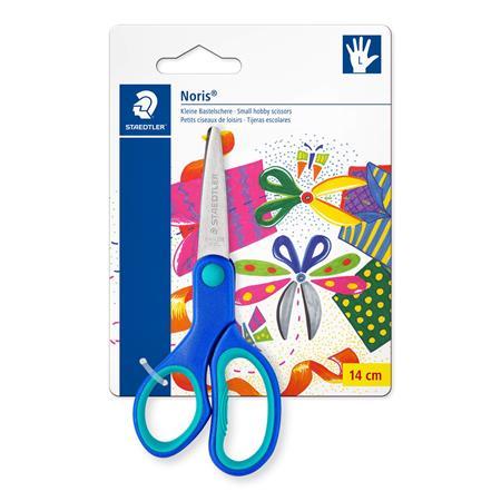 Nožnice, školské, 14 cm, pre ľavákov, STAEDTLER "Noris Club", modré 1