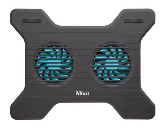 Stojan na notebook, s ventilátorom, USB, TRUST "Xstream Breeze", čierny 3