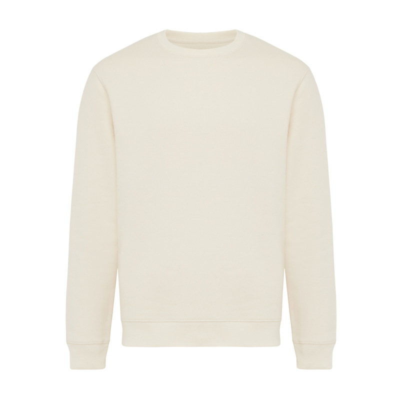 IQONIQ Toria Unisex mikina s okrúhl. výstrihom z rec. bavlny natural raw 4XL 1
