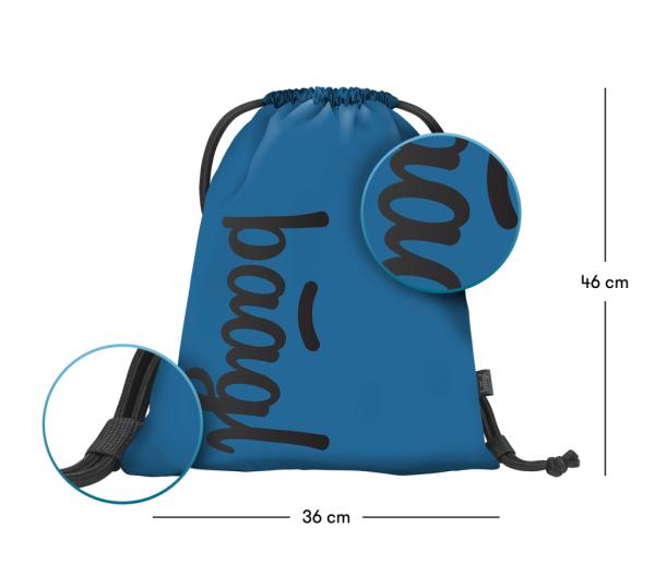 BAAGL SADA 3 Coolmate Ocean Blue: batoh, peračník, vrecko 15