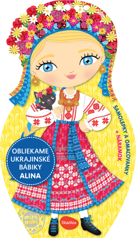 Obliekame ukrajinské bábiky ALINA – Maľovanky 7