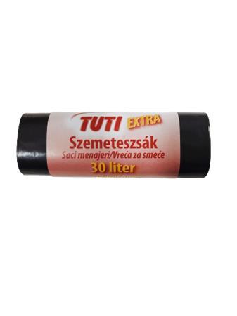 . Vrecia na odpadky, extra silné, 30 l, 20 ks, "Tuti"