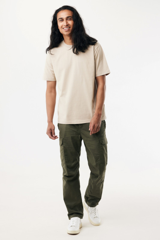 IQONIQ Nikko tričko z hrubej recyklovanej bavlny desert S 9