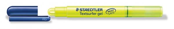 Zvýrazňovač, 3 mm, gélový, STAEDTLER "Textsurfer Gel", žltý 2