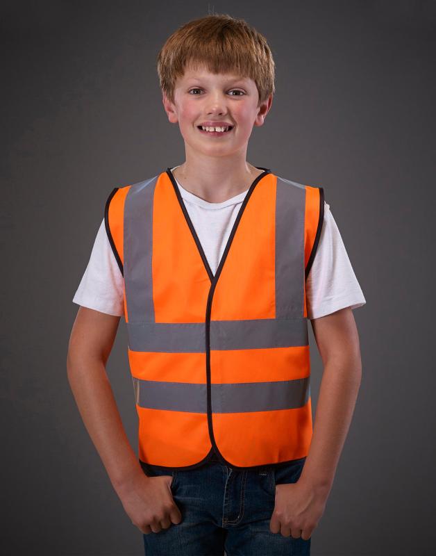 Detská odrazová vesta Fluo