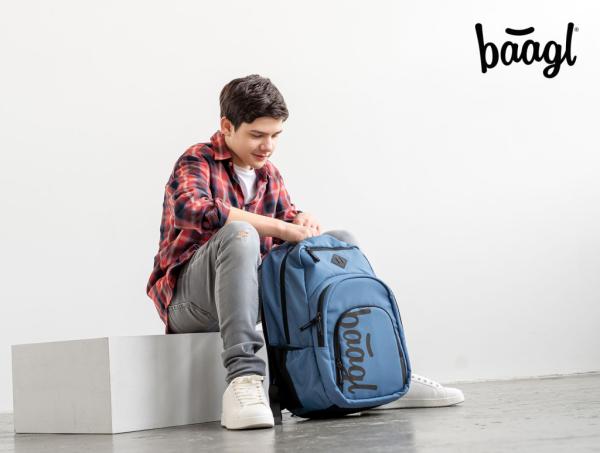 BAAGL SADA 3 Coolmate Ocean Blue: batoh, peračník, vrecko 9