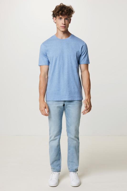 Ľahké tričko IQONIQ Sierra z recykl. bavlny light heather blue XXS 8