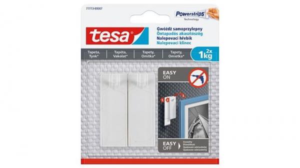 Nalepovací klinec na tapety a omietku, TESA "Powerstrips®" 1
