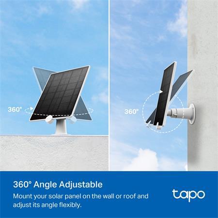 Smart solárny panel, vodeodolný, nastaviteľný, TP-LINK, "Tapo A200" 3