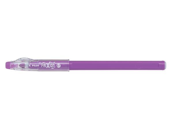 Roller, 0,35 mm, s vrchnákom, PILOT "Frixion Ball Stick", svetlofialová 1