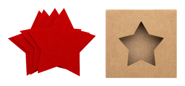 Vagnes chyba vianočných podtáckov z RPET 6