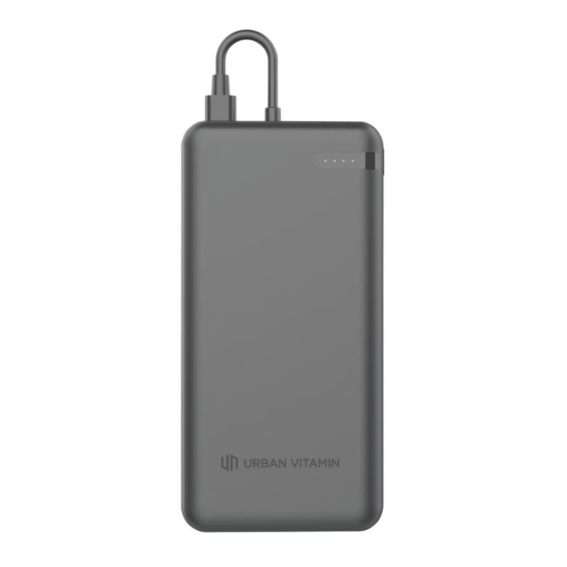 Urban Vitamin Menlo Park RCS recykl. 20.000 20W PD powerbank čierna 2