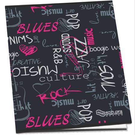 Zošit, A5, linajkový, 52 listov, PULSE "Girls" 6